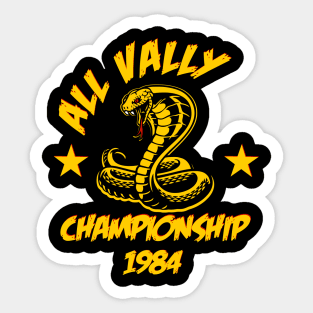 ALL VALLY CHAMPIONSHIP Sticker